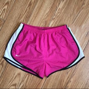 Nike Women's Dri-FIT Tempo Pink Running Shorts Large